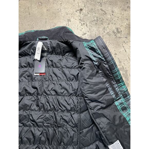 Vintage 2010 Nike Tartan Down Fill Puffer Jacket Women’s Size M‎ 377021-018 Rare - Picture 8 of 13